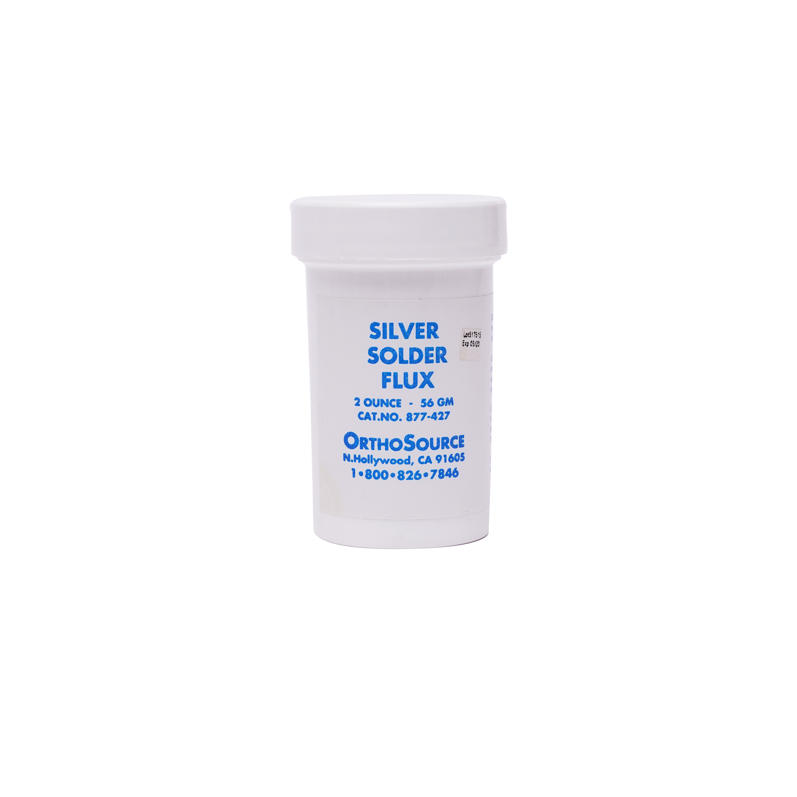 Ortho Source Silver Solder Flux 2oz + Silver Solder Low Fusing Cadium Free